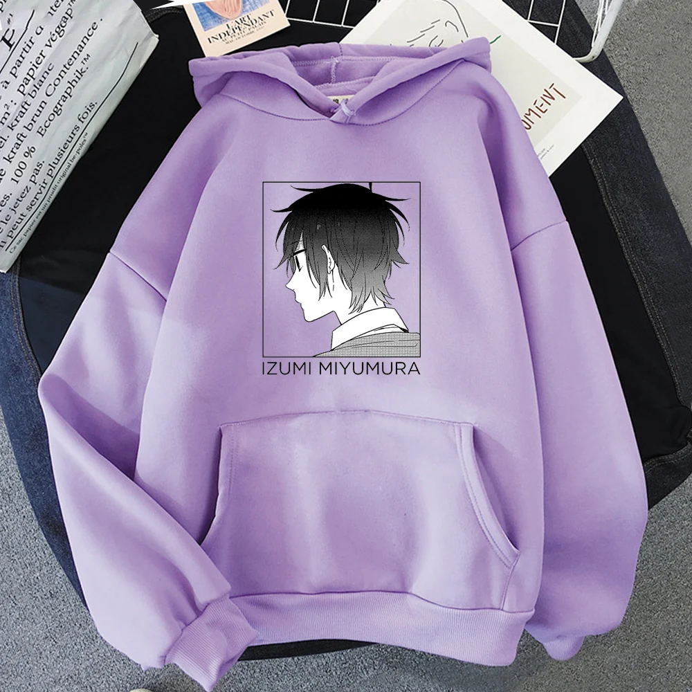 Miyamura Izumi Graphic Printed Hooded Horimiya Anime Hoodie Men Women Clothes Casual Loose Sweatshirt Harajuku Warm 3 - Horimiya Shop
